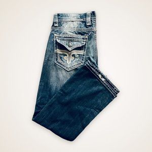 ROCK REVIVAL Mens Timothy Bootcut Jean | Color: TIMOTHY B4 | Size: 36